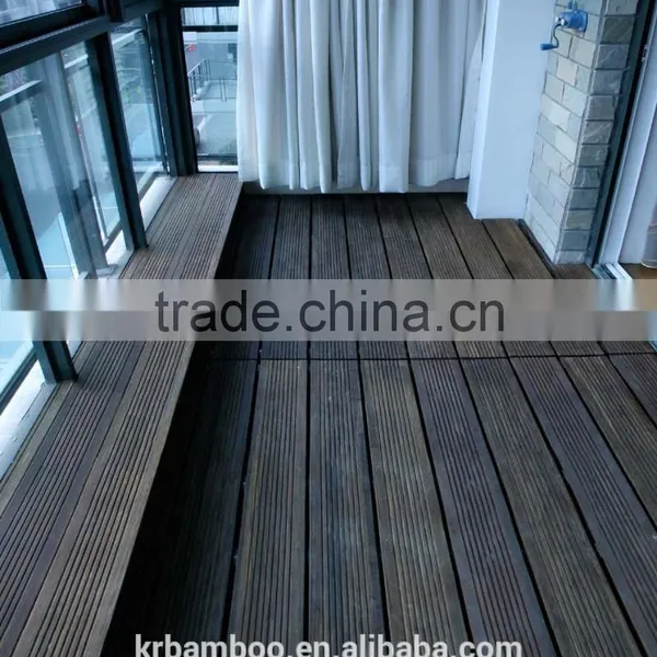 Termite Resistant Water Proof Anti Slip Strand Woven Outside Bamboo Flooring