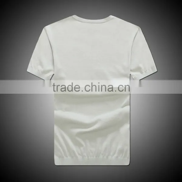 Raidy Boer Men's Knitwear Short t Shirt With Round Neck 100%cotton 80/2 photo-3