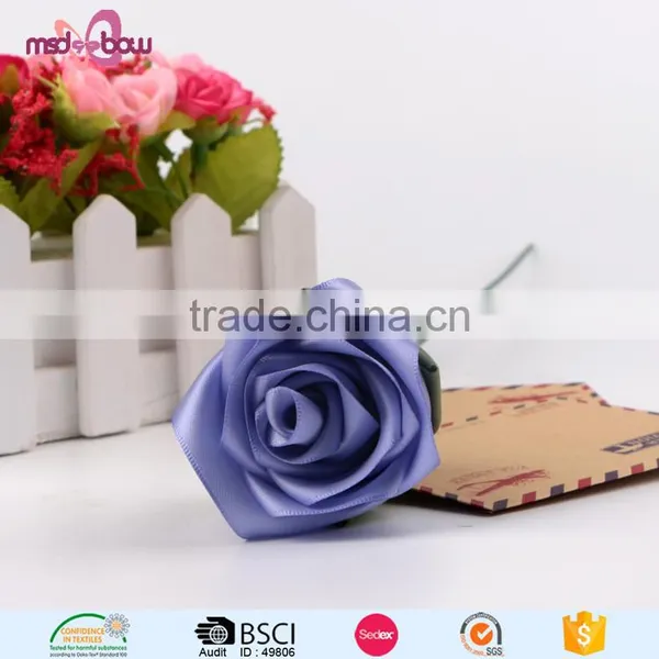Wholesale Wedding Decoration Artificial Pre Made Ribbon Flower photo-3