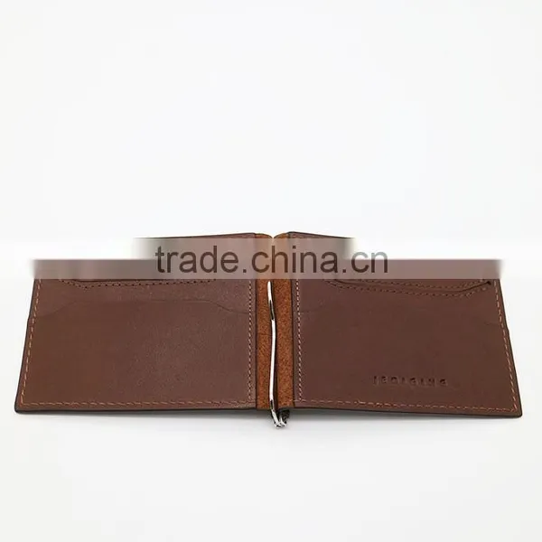 J7094 Genuine Leather Money Clip Car Holder photo-3