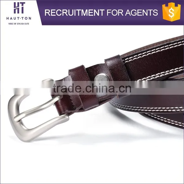 HAUTTON Brand Fashion Casual Ladies Alloy Pin Buckle Waist Belts Hot Sale Woman Genuine Split Cow Leather Belt photo-4