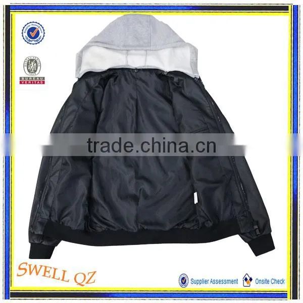 2016 Top Fashion Italian Jacket Mens Leather Blazer photo-3