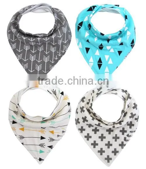 China Printing Cotton Custom Absorbent Wholesale Baby Burp Cloth photo-4