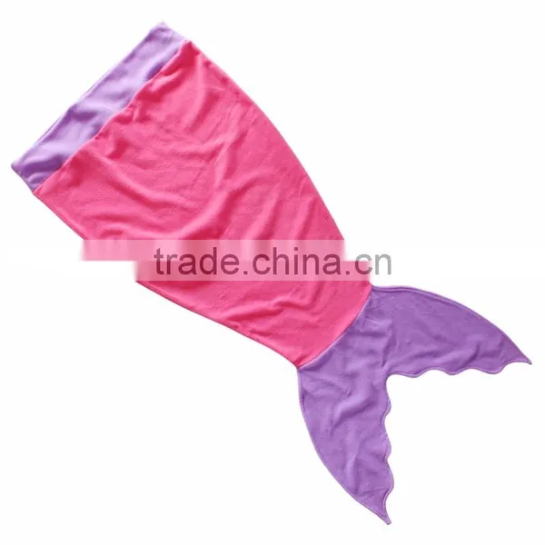 ShiJ 2017 New Color Children Fleece Marmaid Blanket photo-2