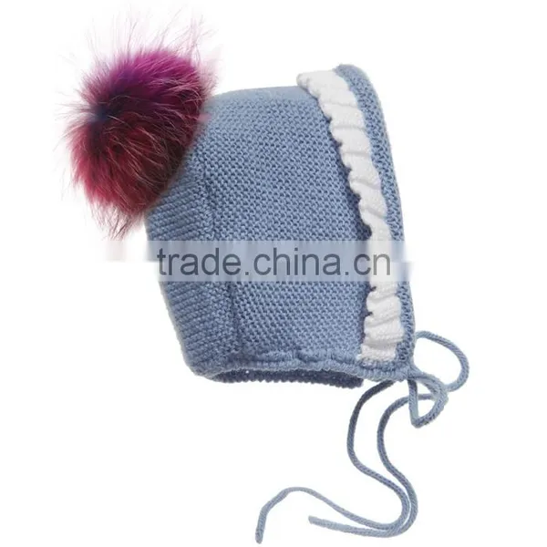 Myfur Customized Baby Bandanna Knitted Hat Wholesale photo-2