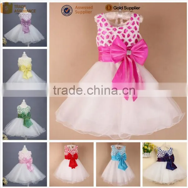 Walson Children Clothes Kids Vintage Dress Pink Children Dress Apparel Children Clothing 2016 photo-5