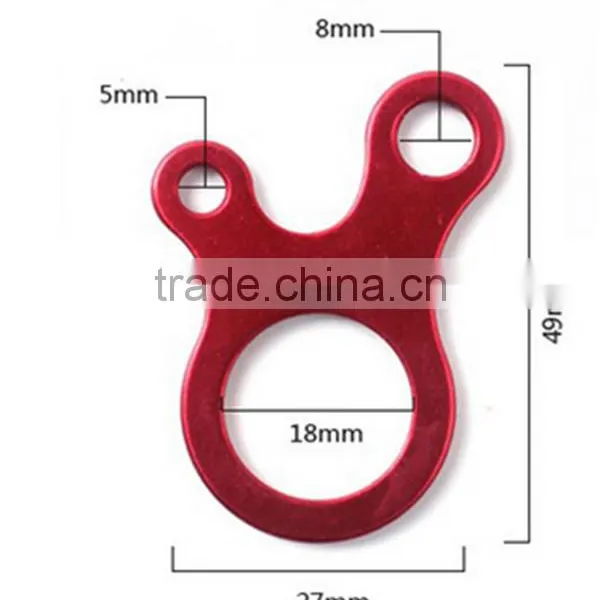 3 Hole EDC Survival Buckle Knotting Buckle Aluminum Alloy photo-4