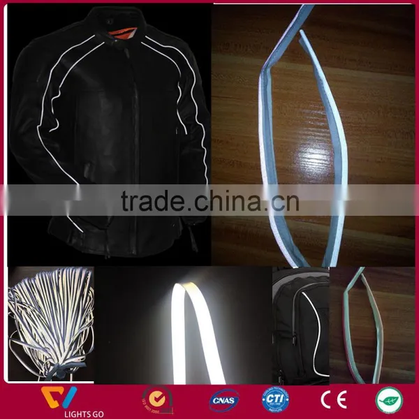 En471 High Light Glow in the Dark Reflective PVC Edging Strip for Bags photo-6