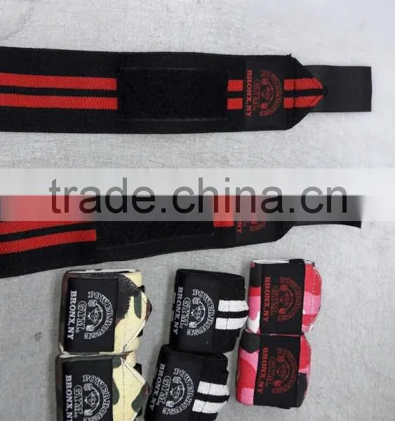 Custom Camo Printed Crossfit Fitness Wrist Wraps With Customized Logo photo-6