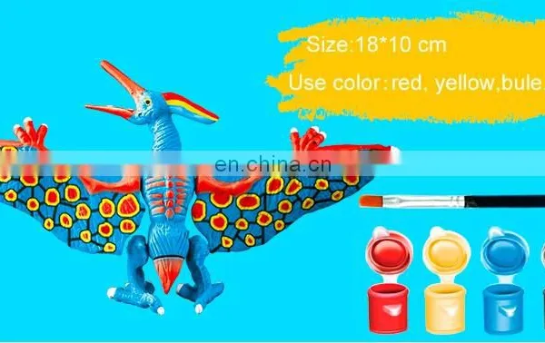 Kids Mini Painting Dinosaur Figure New Toy Preschool Educational Toys photo-4