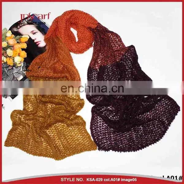 Knit Winter Scarf Knitted Scarf Multicolor Knitted Scarf