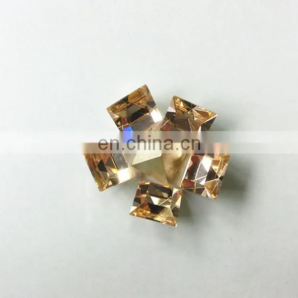 Crystal Pointback Fancy Stone Cabochon Cushion Cut photo-5