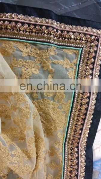Women's Stylish Party Wear Heavy Resham Embroidery Georgette Salwar Kameez 2017 photo-5