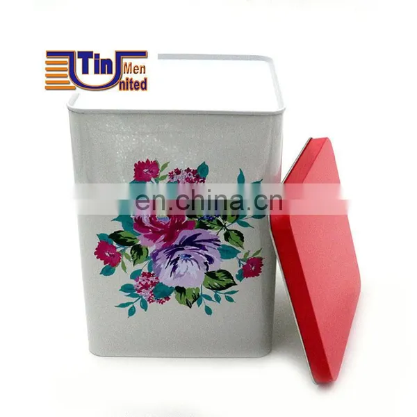 Wholesale High Quality Big Square Cosmetics, Biscuit, Tea Tin Box photo-4