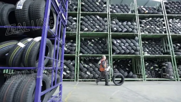 Tire Storage Rack With Tin Floor Tyre Rack Warehouse Rack photo-5