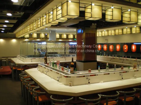 Automatic Rotate Sushi Conveyor Belt Machine: Michaeldeng@gdyuyang.com photo-3