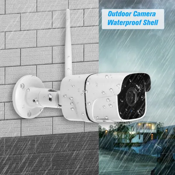 Wdm CCTV 2.0MP H. 265 Home Security IR Bullet Wireless WiFi IP HD Camera photo-2