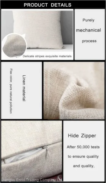 Decorative Harry Style Cushion Cover Cotton Linen Pillowcase photo-5