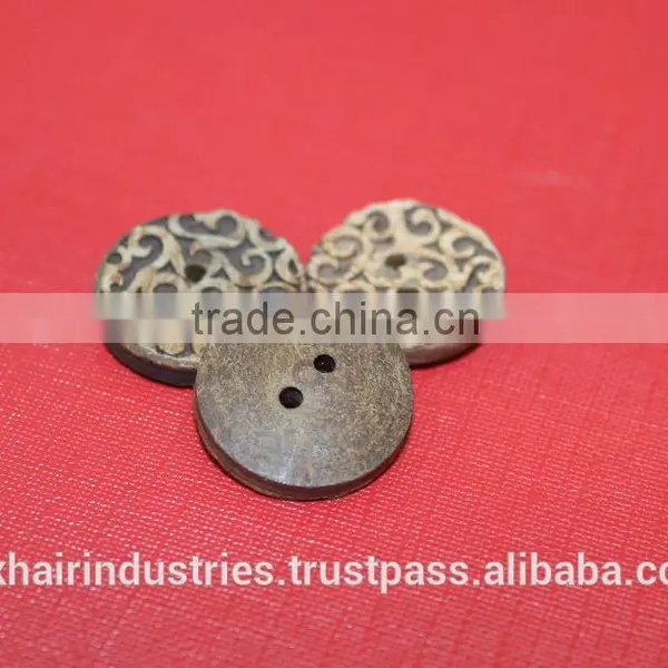 Real / Natural Coconut Buttons photo-2