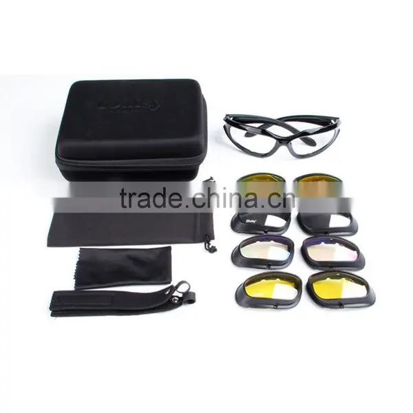 Lefox Outdoor Cycling Glasses Live CS Tactical Protective Glasses Motorcycle Goggles (Black) photo-4