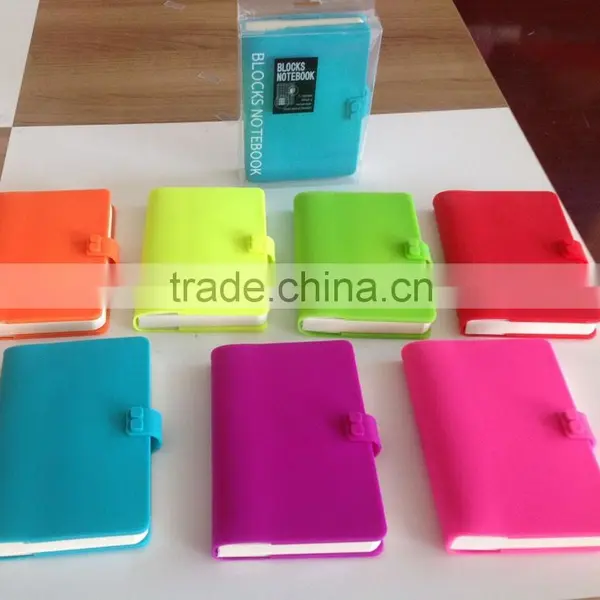 New Arrival Flat Notebook Paper Silicone Blocks Notebook Memo Paper Notebook photo-4