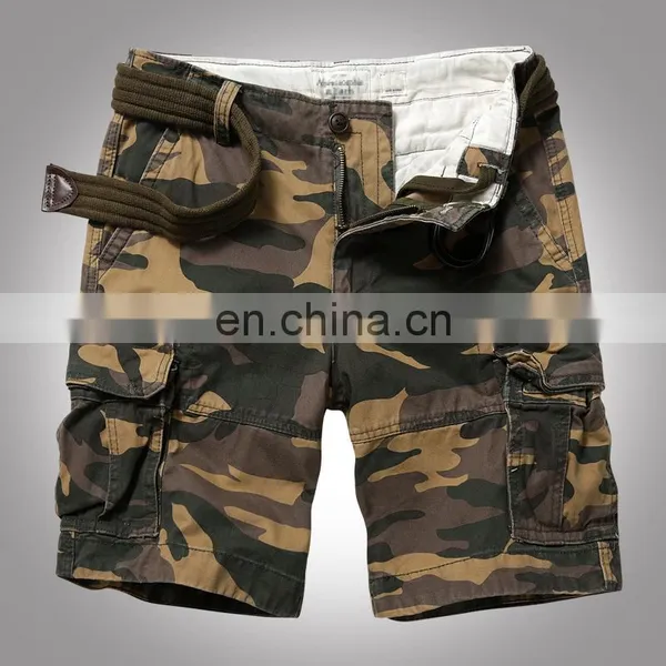 Wholesale Casual Camo Cargo Beach Shorts for Men photo-4