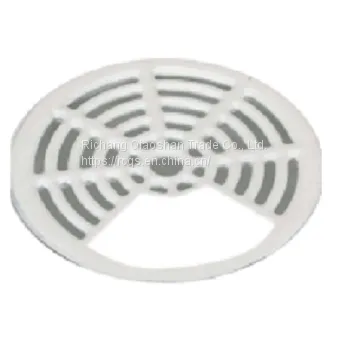 Floor Sink Parts Enamel Cast Iron Round Floor Sink Half Top Grate photo-2