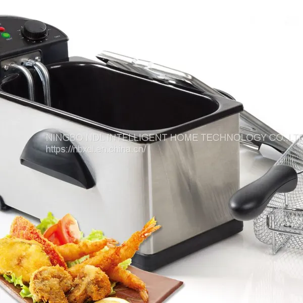 New Design 3L Electric Deep Fat Fryer L-DF301B-T Electric Deep Fryer With Timer Control