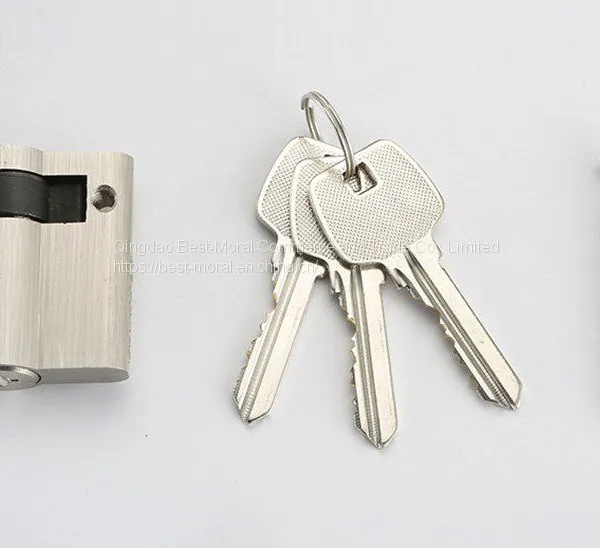 Anti-theft Rust-proof Half Euro Profile Brass Lock Cylinder photo-4