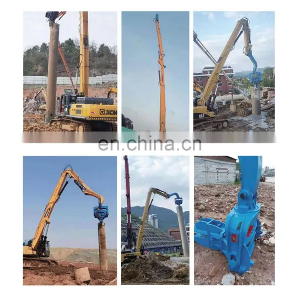 Kyotechs Brand Excavator Pile Hammer Attachments Hydraulic Vibratory Vibro Driver photo-4