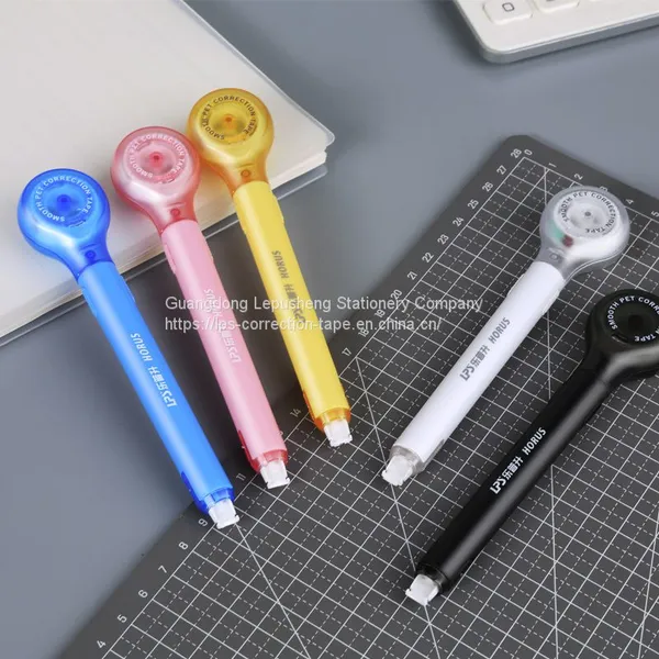 Professional Manufactory Cinta de Correction Recargable Blister Card Pen Type Correction Tape Refillable photo-3