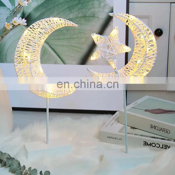White Wood Mosque Ramadan Led Christmas Events Wedding Bamboo Decorations Light Led Living Room Bedroom for Room Girl With Light photo-5