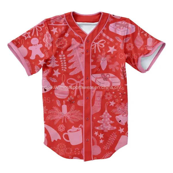 wholesale custom sublimated baseball jersey with polyester material