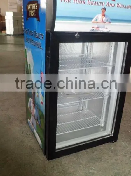 Mini Coke Display Counter Fridge Small Beverage Fridge photo-3