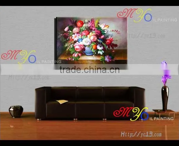 Still Life Decor Flower Fabric Oil Painting for Home,hotel Decor Ct-66 photo-2