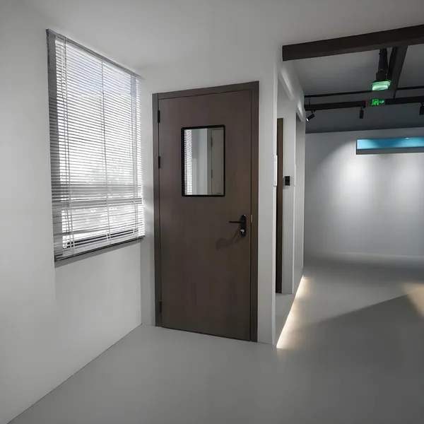 GMP Standard Cleanroom Swing Single Door Stainless Steel Hospital Doors Hermetic Medical Door photo-5