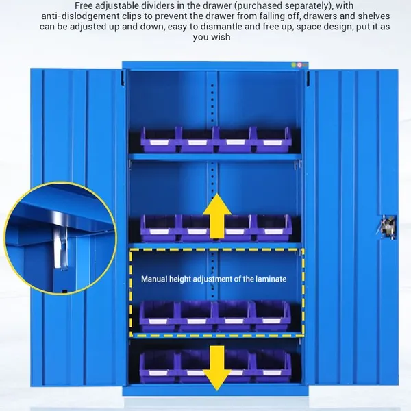 Electrician’s Tool Cabinet With Pegboard - Secure Storage for Electrical Workshops & Insulated Tools Distributor