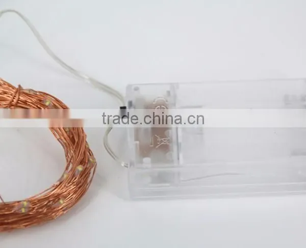 4.5V 3*A Battery Powered Micro Led Copper Wire Led String Lights photo-6