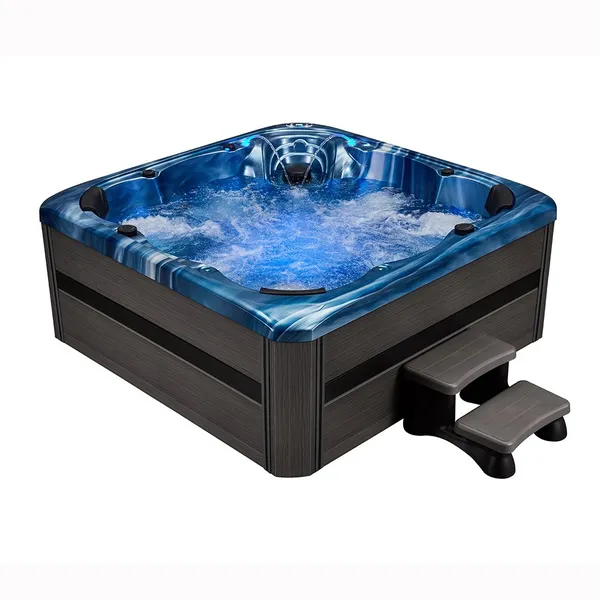 Stain Resistant Whirlpool Bathtub-BhutanBuilt-incirculationsystemkeepsthewaterflowing photo-1