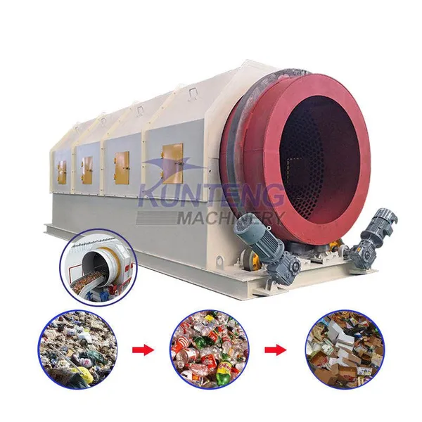 Trommel Screen Equipment Machine for Wast Sorting Separation Line EPC