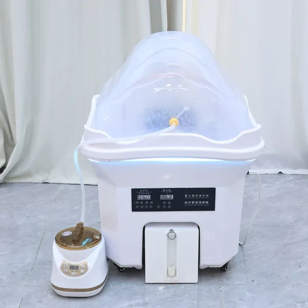 Japanese Head Spa Bed Shampoo Basin With Stainless Steel Frame and Adjustable Water Temperature photo-4