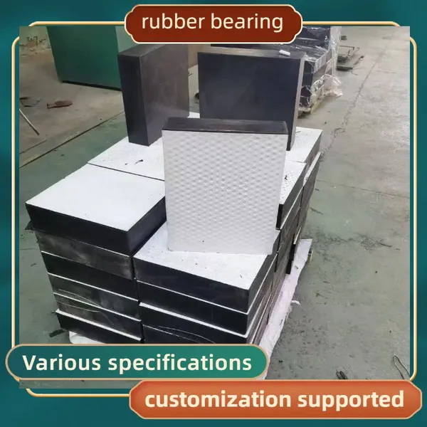 Anti Vibration Rubber Bridge Support Wear Resistant Elastomeric Bridge Rubber Bearing for Bridge Construction photo-5