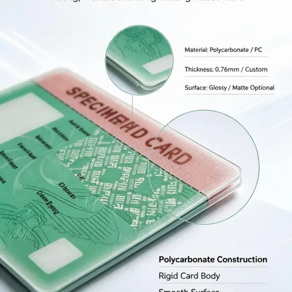 PC Material ID Card / Polycarbonate Plastic ID Card photo-5