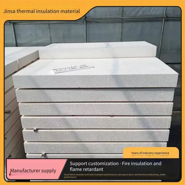 Jinsa Ceramic Fiber Fireproof Board, Aluminum Silicate Board, for Furnace Lining and Heat Insulation, Sound Absorption and Insulation, Customizable