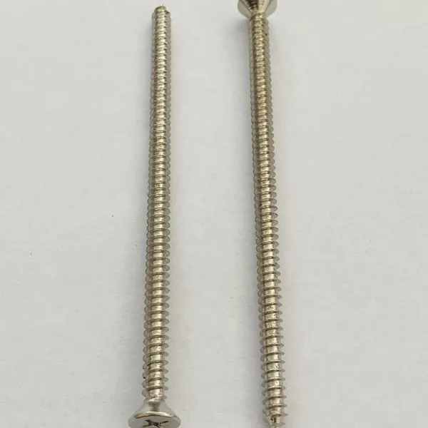 Nickel-Plated DIN 7982 Countersunk Phillips Tapping Screw photo-2
