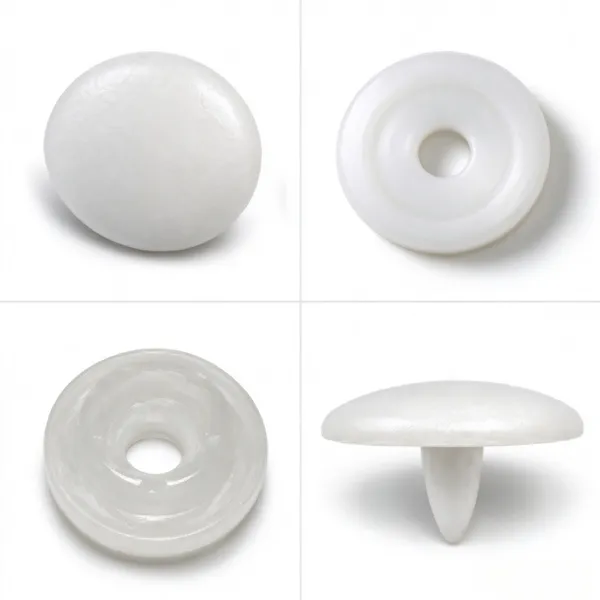 Plastic Snap Fastener TS09 9mm POM for Kids Sleepwear and Cotton Wear, Custom Logo