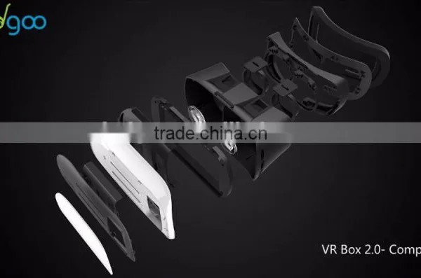 2016 Shenzhen Virtual Reality VR Box 2.0 360 Degree 3D Glasses VR Headset photo-2