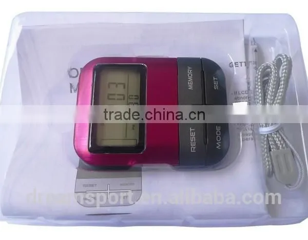 Professional 3D Touch Buttonless Pedometer USB Step Counter photo-3
