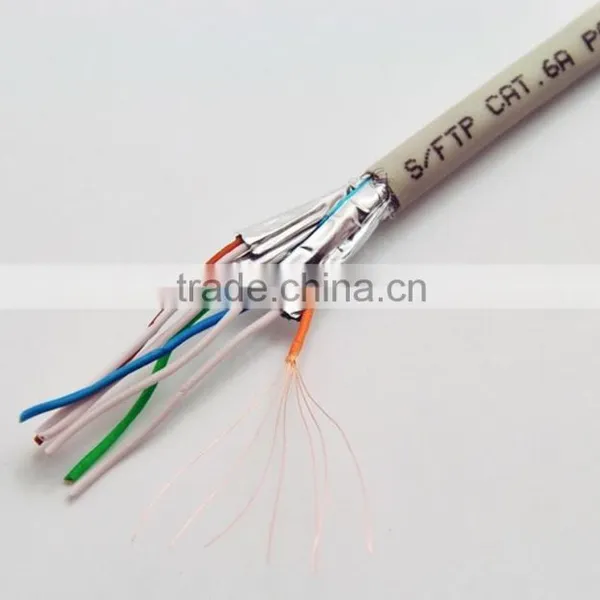 10GB 500MHz CAT6a SSTP Solid Cable Cat6a Solution photo-2