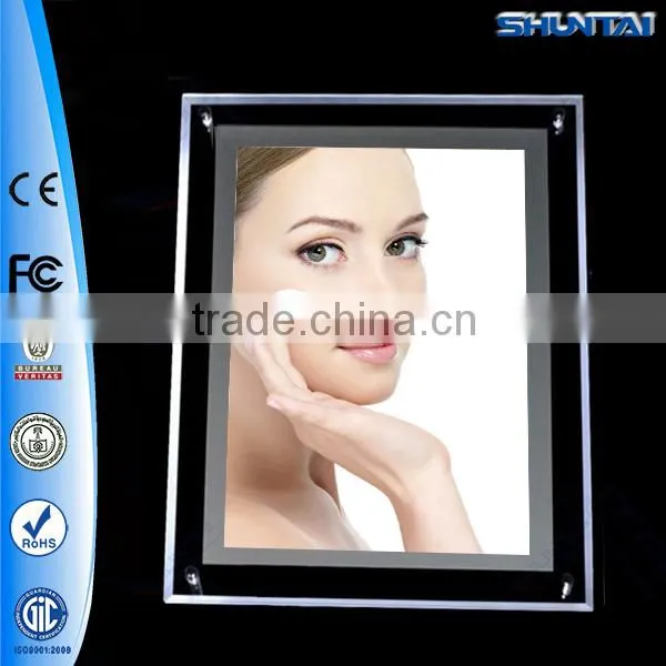 Edge-lit Acrylic Crystal Led Photo Frame Advertising photo-6